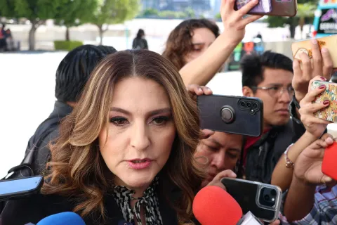 Dirigente nacional de Fuerza por México y legisladora federal, Maiella Gómez Maldonado.