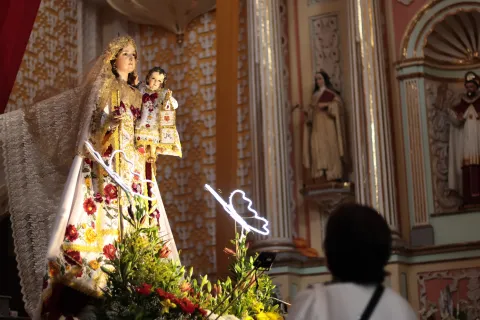Se celebra a la Señora de la Merced en la ciudad de Puebla.