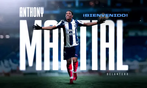Anthony Martial, nuevo delantero de Monterrey.