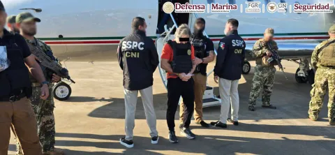 Es trasladado a México Hernán “N.”, quien fue detenido en Paraguay.