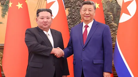 Kim Jung-Un se reunión con Xi Jinping