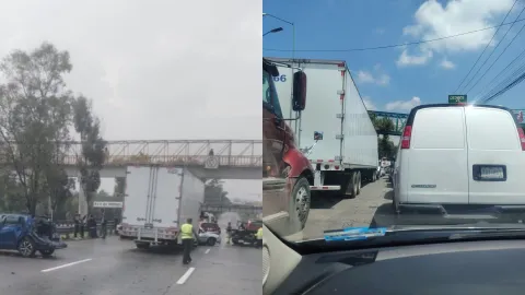 Choque en la México-Querétaro 