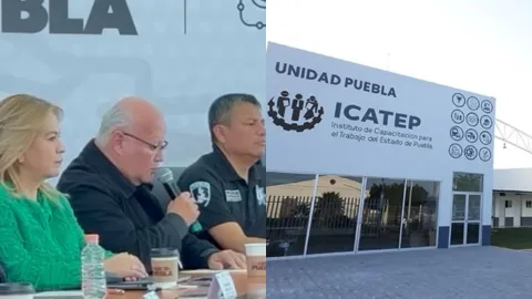 Anuncio de concurso en mañanera de Armenta