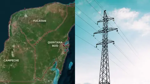 Denuncian apagón en la península de Yucatán 