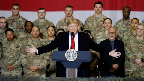 Donald Trump amenaza con otra guerra en Afganistán 