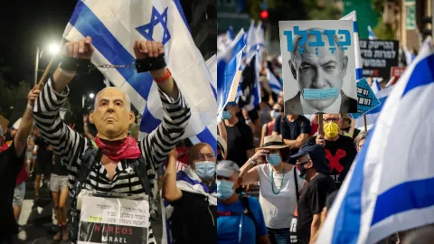 Protestas Anti-Netanyahu en Israel 