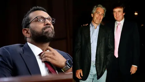 Kash Patel defiende a Jeffrey Epstein para cubrir a Donald Trump