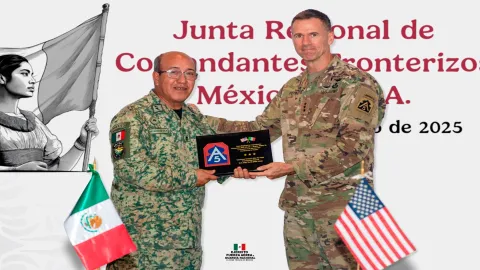 Comandantes militares de México y EU se reúnen para hablar sobre la frontera