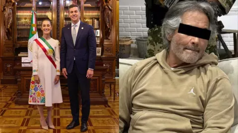 Sheinbaum agrade a Peña por la captura de Hernán Bermúdez 