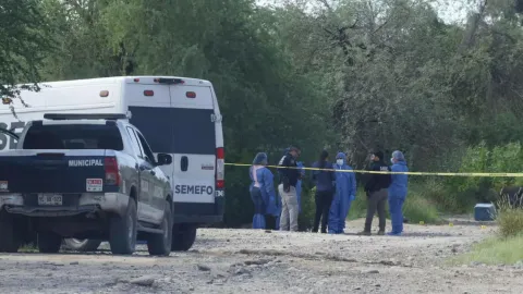 Escena del crimen en Sonora