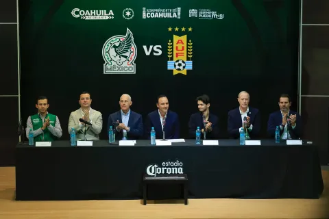 El México vs Uruguay se jugará en el TSM de Torreón, Coahuila.