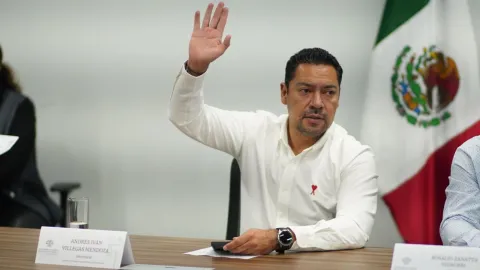 Legislador poblano de Morena , Andrés Iván Villegas Mendoza.