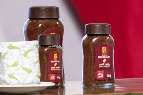 Puebla participó en la producción de Café del Bienestar soluble.