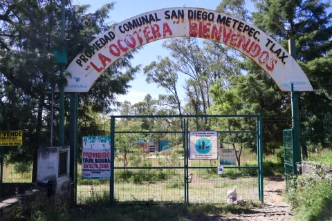 En un completo abandono está el Parque “La Ocotera”, que se ubica en San Diego Metepec, en Tlaxcala.