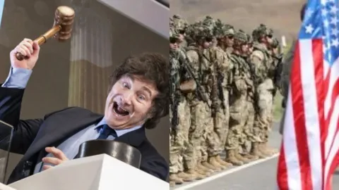 Milei permite que el ejercito de Estados Unidos entre en Argentina 