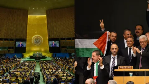 ONU apoya iniciativa para 2 estado, con el fin de apoyar a Palestina