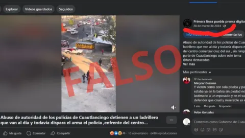 No se ha registrado ningún incidente de abuso policial contra trabajadores o grupos sociales.