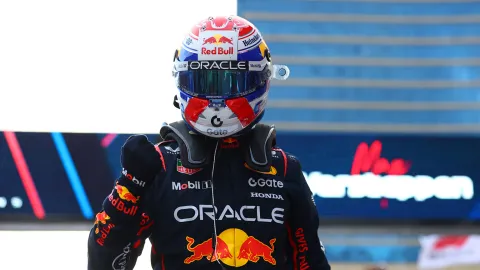 Max Verstappen saldrá primero en el Gran Premio de Azerbaiyán.