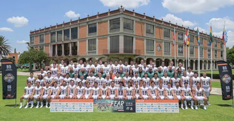 Listos los Aztecas para la Temporada 2025 en la Onefa.
