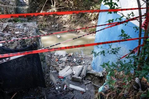 Se ha registrado un reblandecimiento de tierra en la comunidad de Atempan, en la capital de Tlaxcala.