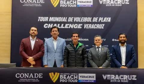 e presentó oficialmente el Tour Mundial de Voleibol de Playa Challenge Veracruz 2025.