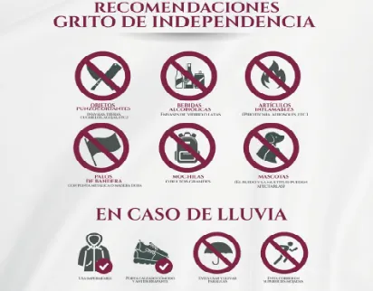 recomendaciones 15 de septiembre