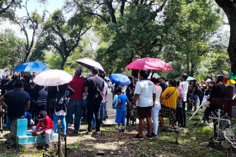 Último adiós del joven motociclista, Yahir Sebastián Mendoza Rojas.