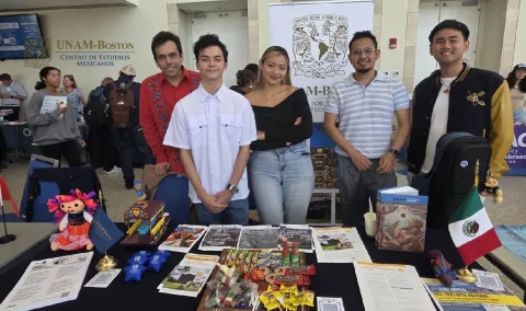 Dos estudiantes de la UNAM cursan un semestre en la Universidad de Massachusetts Boston.