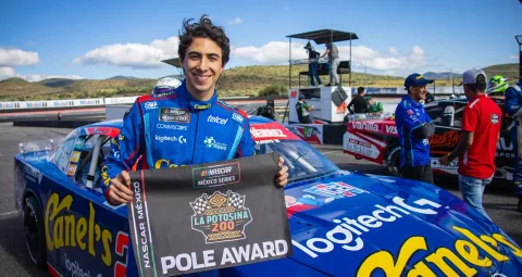 El piloto Canel’s, Max Gutiérrez, encabezará la primera fila en la carrera de NASCAR México Series en el Súper Óvalo Potosino.