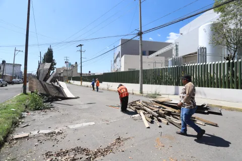 Ya se puede observar en su totalidad el Hospital de San Alejandro en Puebla.