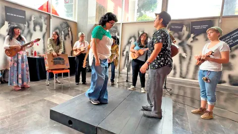 Participantes de versadas en los Laboratorios de Paz del CCUT.
