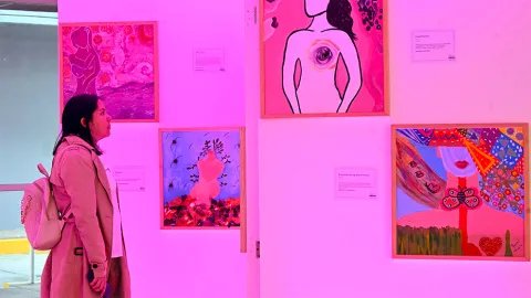 Exposición El arte de inspirar vida en la UNAM.