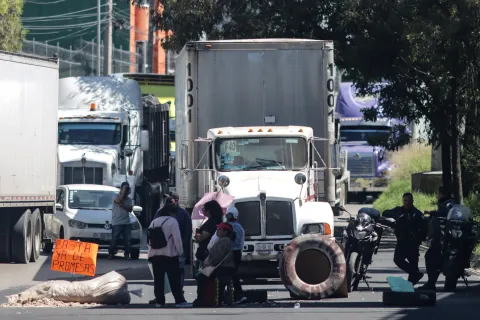 Manifestación de personal del Hospital de Traumatología y Ortopedia.