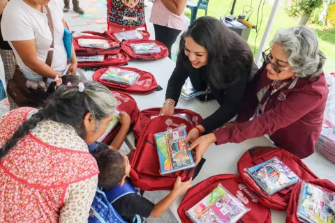 Para el 2026 el gobierno de San Pedro Cholula se apoyará a menores de primaria con mochila y útiles escolares.