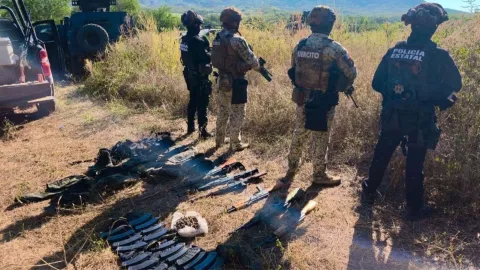 Agresiva balacera registrada en Culiacán dejo un saldo de 7 criminales abatidos 