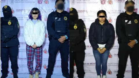 Elementos de la SSC detuvieron a dos operadoras de “La Unión Tepito” en la CDMX