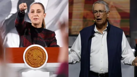 Claudia Sheinbaum asegura que no ha sabe si Salinas Pliego piensa pagar deudas