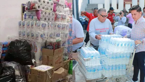IMSS logró enviar 40 toneladas de víveres a los damnificados por inundaciones