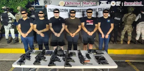Fuerzas Federales detuvieron a seis miembros de "Los Chapitos", facción del Cártel de Sinaloa.