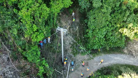Se restableció suministro eléctrico al 100% de los usuarios de la región oriente de México afectados por las lluvias.