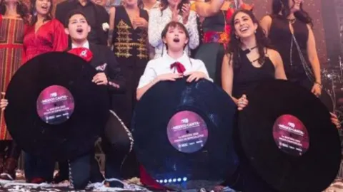 Ganadores del concurso "México Canta" 