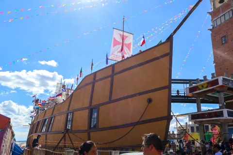 La Barca de la Fe es un templo católico en San Andrés Buenavista, en el municipio de Tlaxco, Tlaxcala.