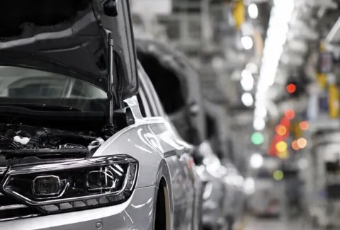 Este martes hubo paro técnico en la línea de producción de Volkswagen que afectó al Segmento 1 Jetta-Tiguan.