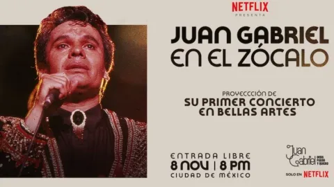 Concierto de Juan Gabriel en Bellas Artes será proyectado en Zócalo de la CDMX