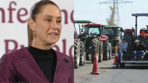 Sheinbaum asegura que las manifestaciones de agricultores tienen “otros intereses” 