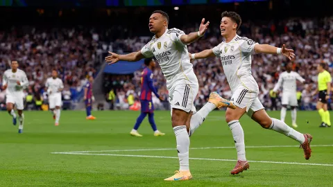Real Madrid venció en el Bernabéu por marcador de 2-1 al Barcelona.