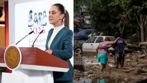 No escatimaremos en recursos para ayudar a damnificados por las lluvias: Sheinbaum
