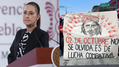 Sheinbaum recordó a victimas de la masacre del 2 de Octubre 