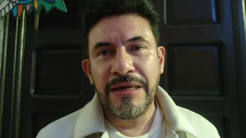 Secretario general de San Pedro Cholula, Miguel Cuauhtémoc Luna Mendoza.