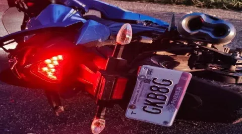 moto accidente